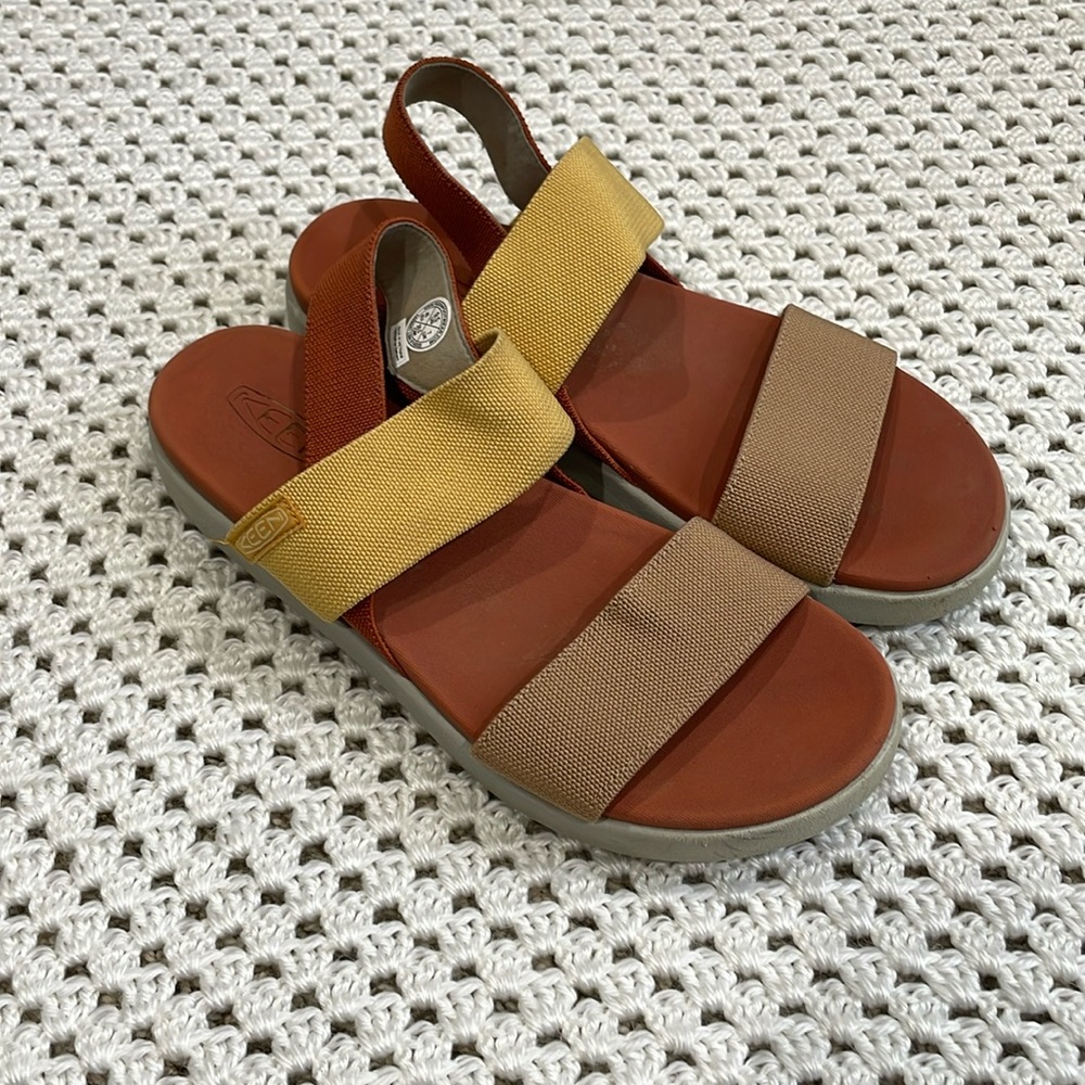Keen color block sandals